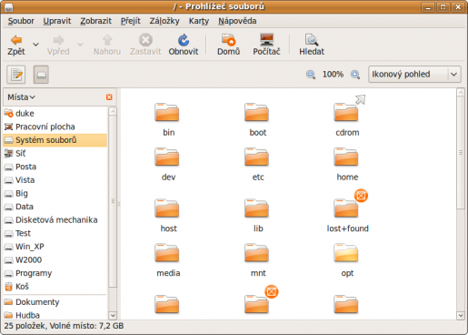 Ubuntu přes Wubi - jak se dostat k souborům ve Windows